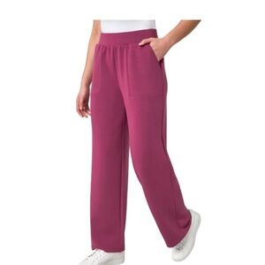 BNWT MONDETTA Women's Pink Wide-Leg Pants